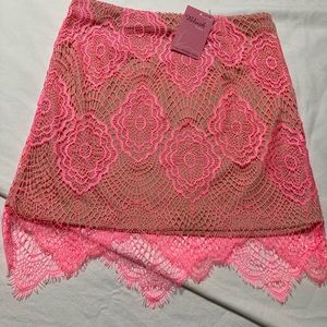 NWT Blush Neon Pink Skirt.